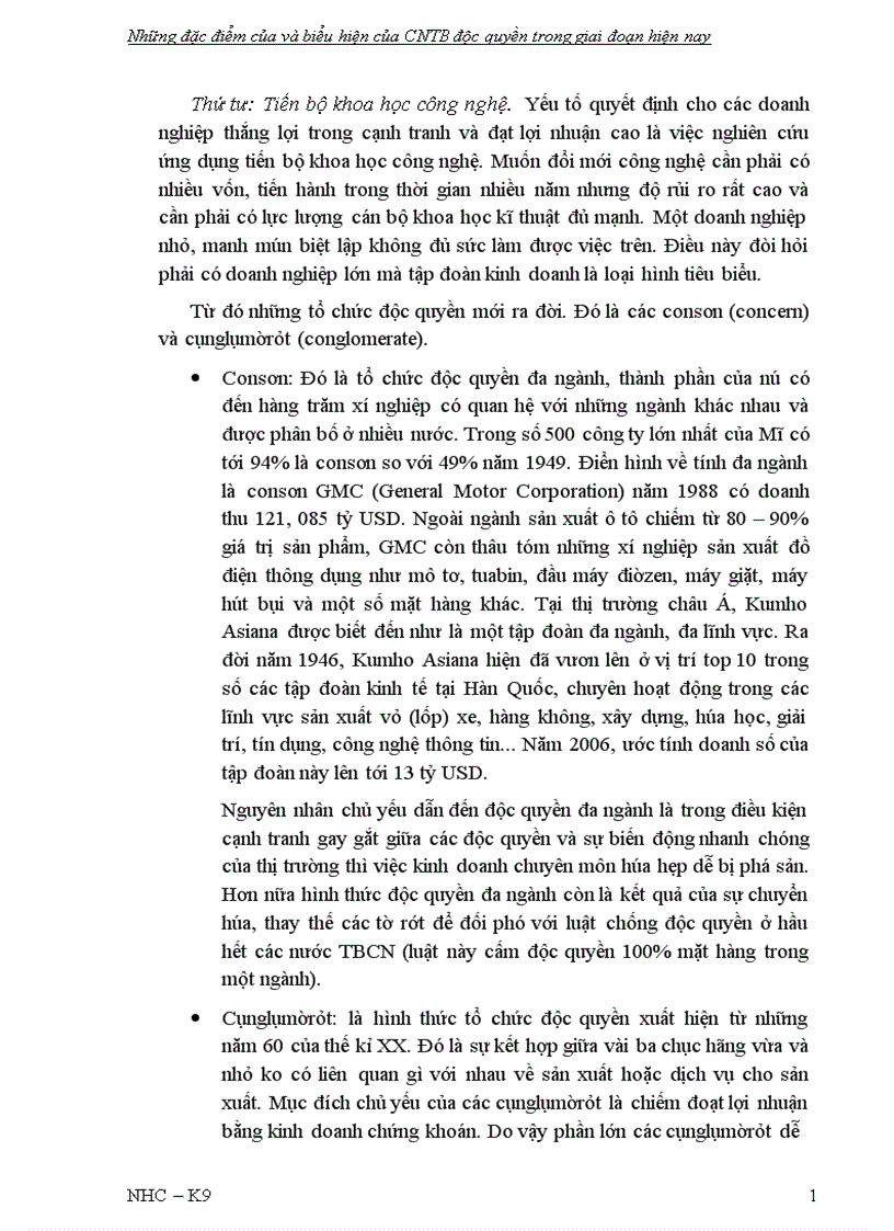image for page Những đặc điểm của và biểu hiện của CNTB độc quyền trong giai đoạn hiện nay