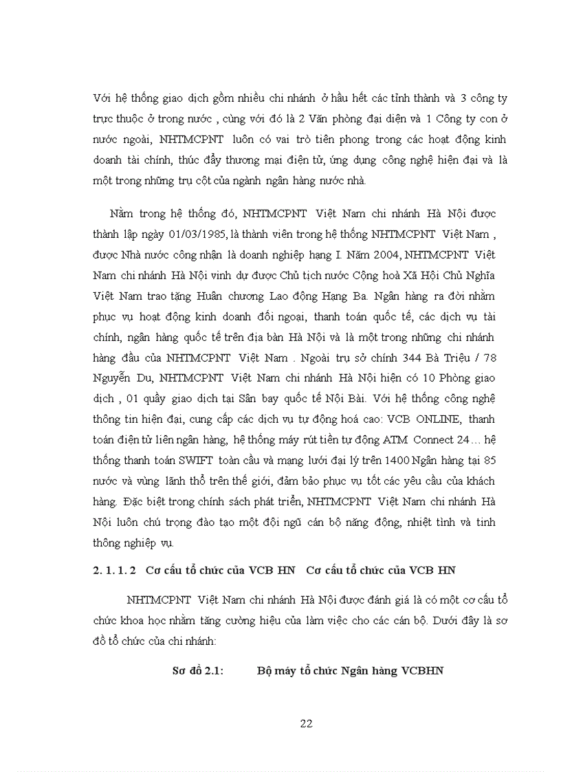 image for page Nâng cao chất lượng cho vay đối với doanh nghiệp nhỏ và vừa của ngân hàng thương mại cổ phần Ngoại thương Việt Nam chi nhánh Hà Nội