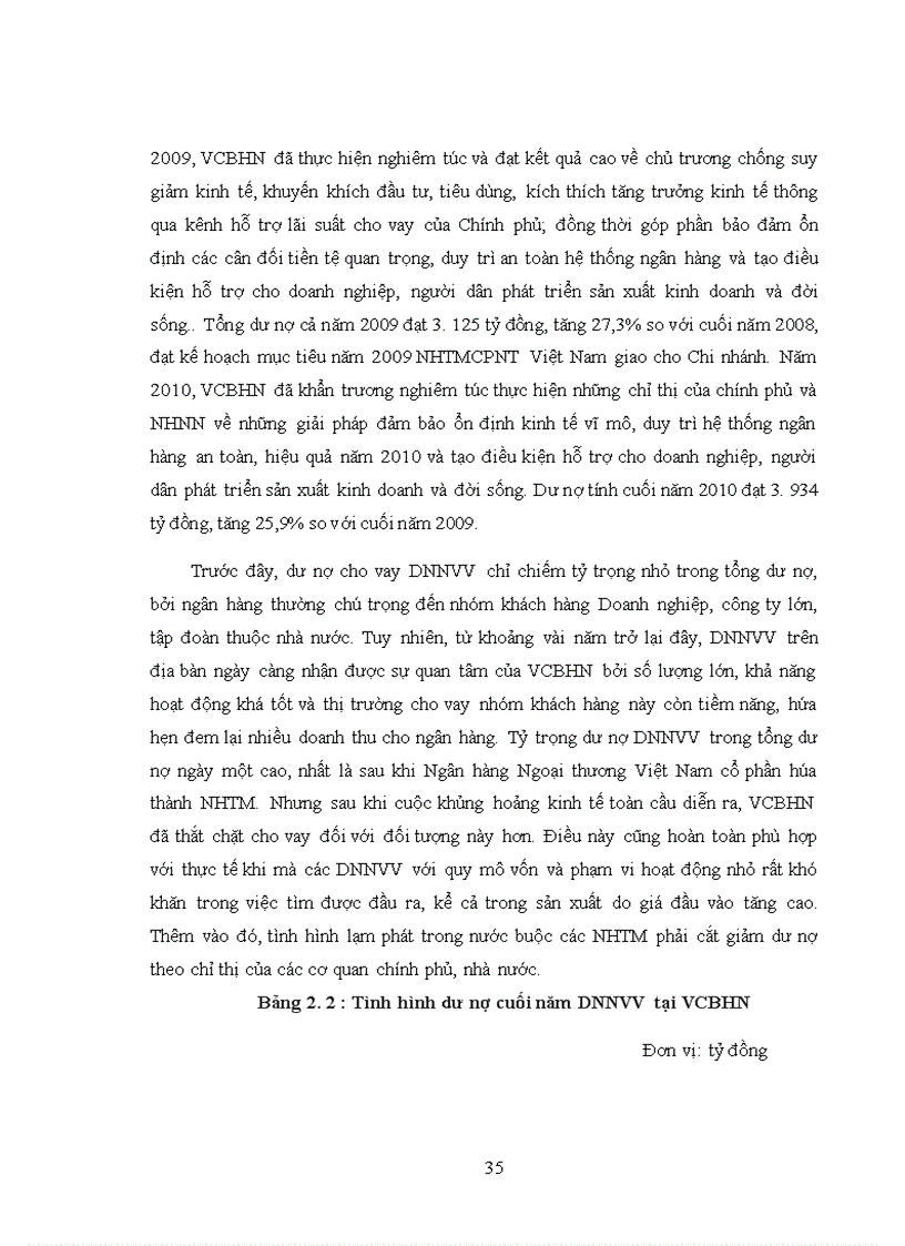 image for page Nâng cao chất lượng cho vay đối với doanh nghiệp nhỏ và vừa của ngân hàng thương mại cổ phần Ngoại thương Việt Nam chi nhánh Hà Nội