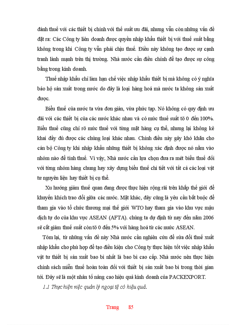 image for page Thực trạng và một số giải pháp hoàn thiện hoạt động nhập khẩu ở Công ty XNK và kỹ thuật bao bì