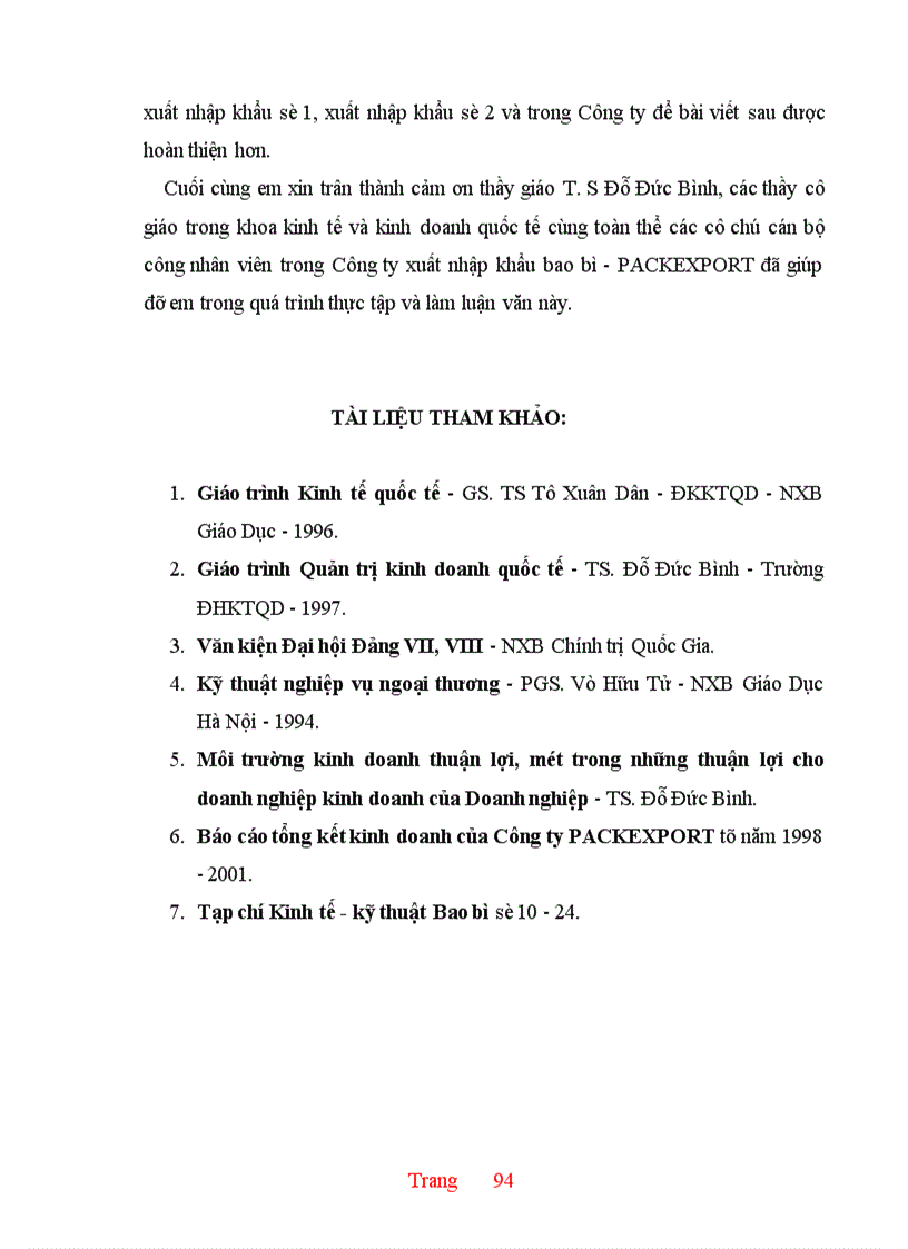 image for page Thực trạng và một số giải pháp hoàn thiện hoạt động nhập khẩu ở Công ty XNK và kỹ thuật bao bì