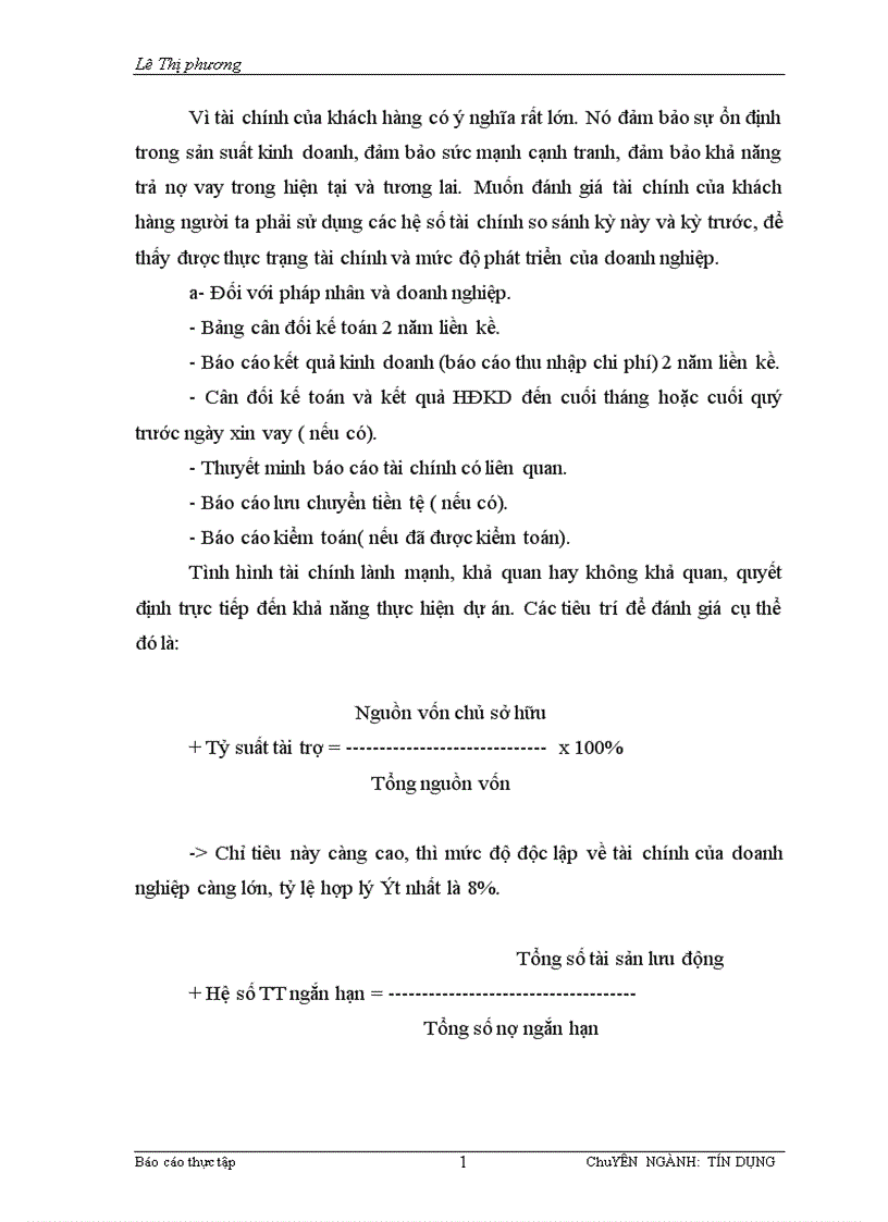 image for page Báo cáo thực tập tại NHNo PTNT huyện Tủa Chựa