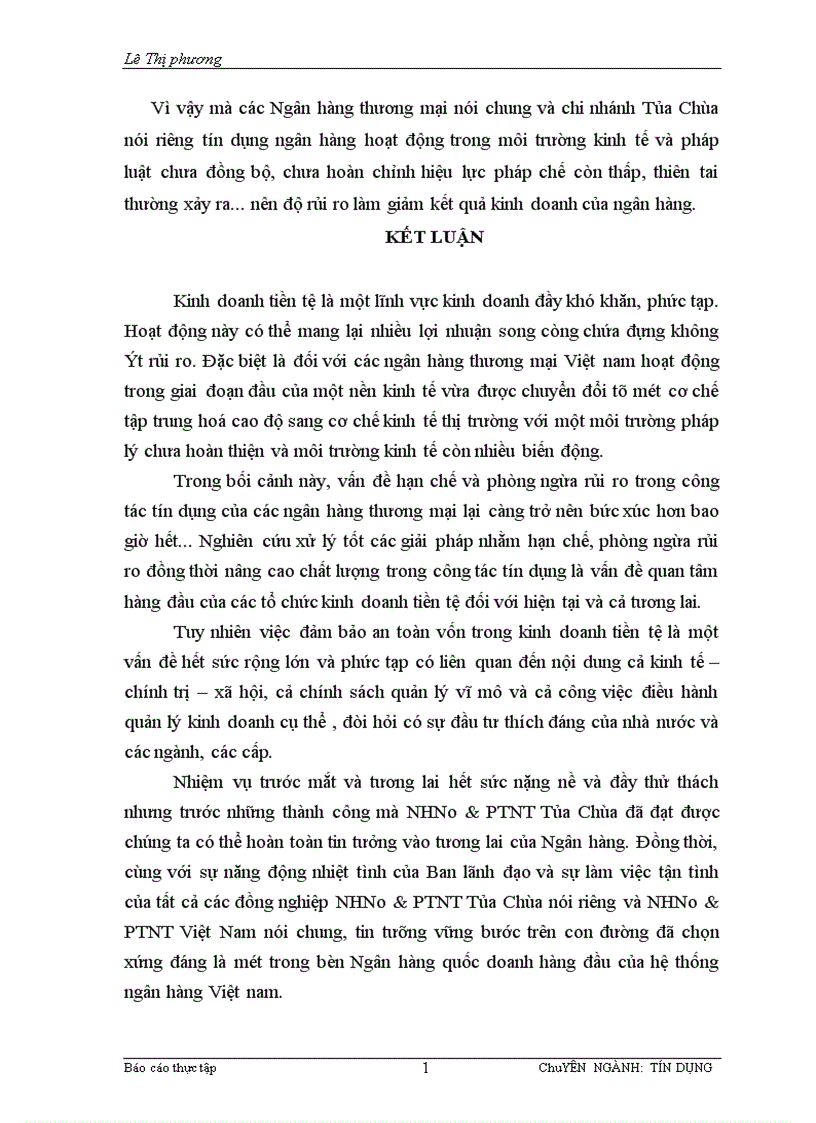 image for page Báo cáo thực tập tại NHNo PTNT huyện Tủa Chựa