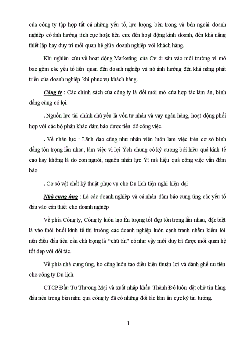 image for page Hoạt động kinh doanh của CTCP Đầu Tư Thương Mại và xuất nhập khẩu Thành Đô 1