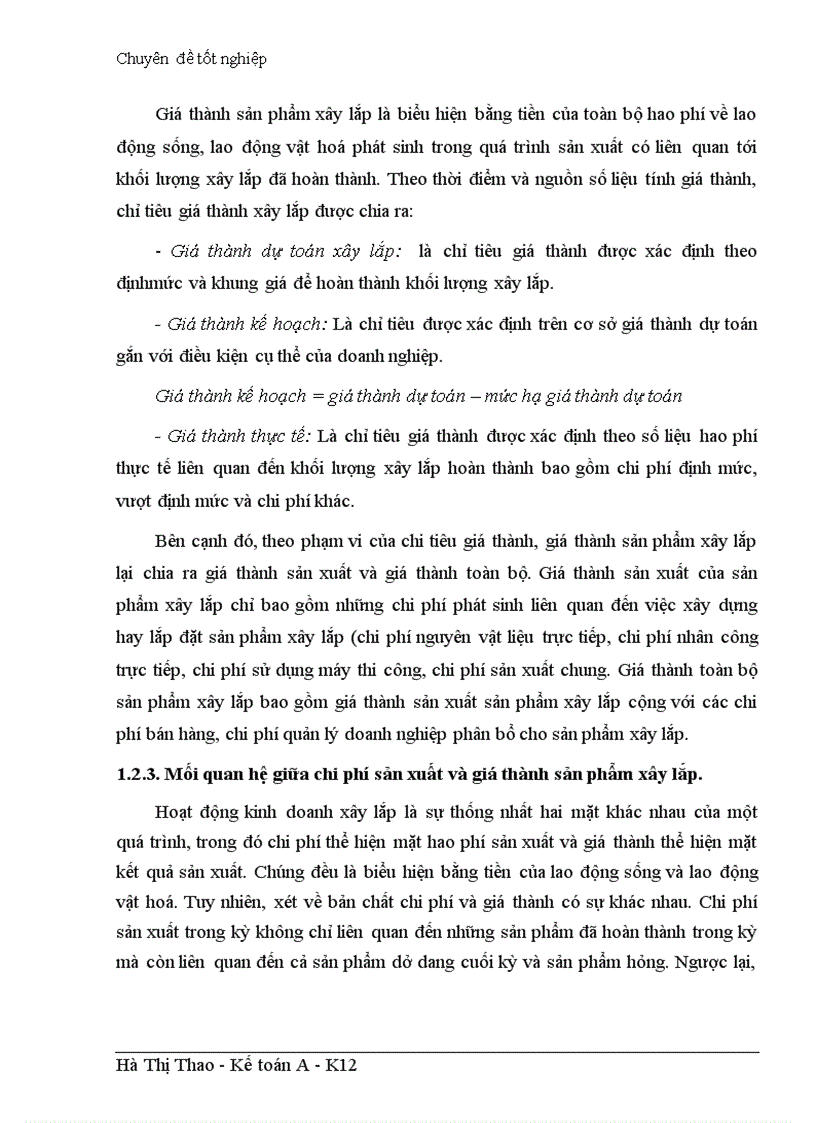 image for page Hoàn thiện hạch toán chi phí sản xuất và tính giá thành sản phẩm xây lắp tại công ty TNHH Thông Hiệp 1