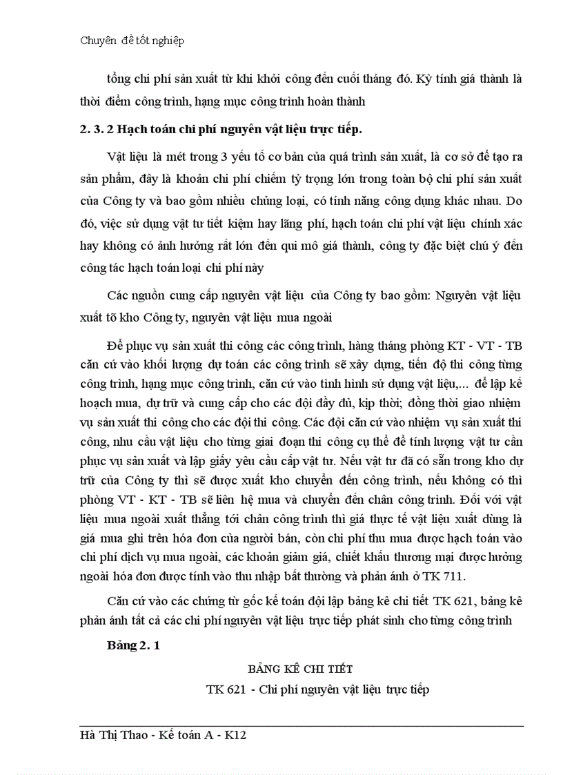 image for page Hoàn thiện hạch toán chi phí sản xuất và tính giá thành sản phẩm xây lắp tại công ty TNHH Thông Hiệp 1