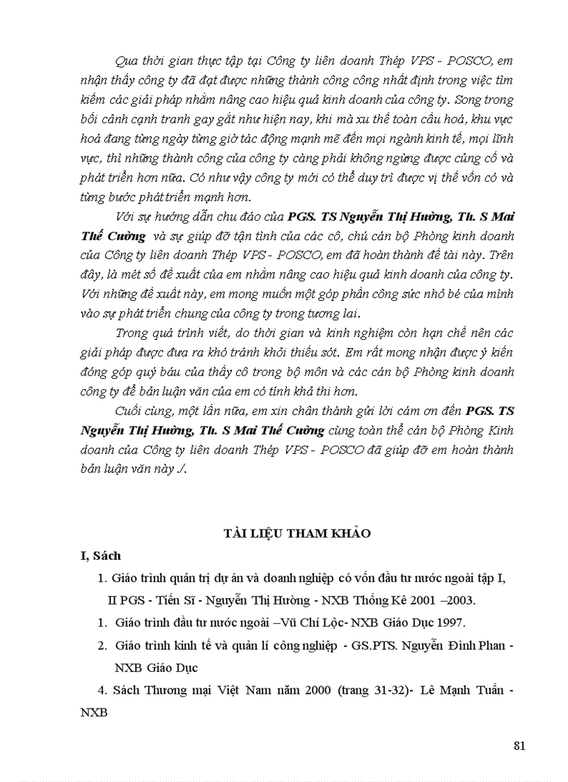 image for page Một số giải pháp nâng cao hiệu quả kinh doanh tại công ty liên doanh Thép VSC POSCO