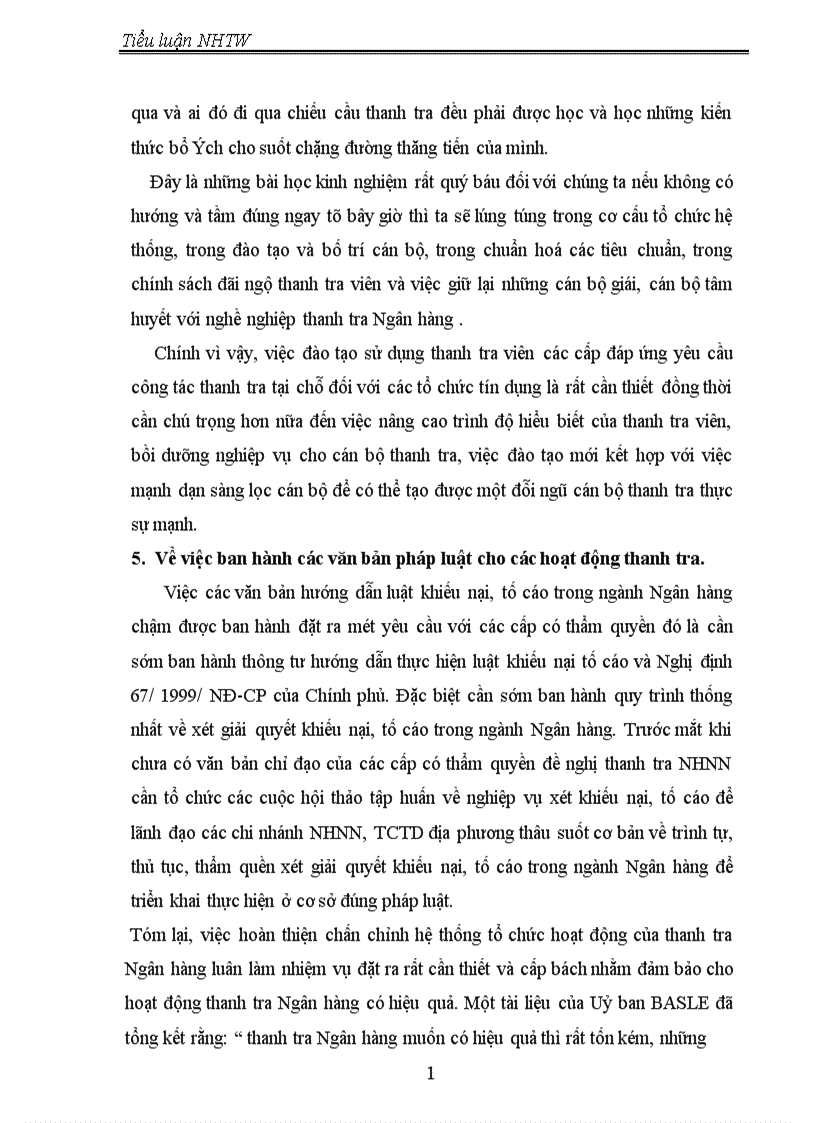image for page Nâng cao hiệu quả hoạt động thanh tra tại chỗ của NHNN Việt Nam với TCTD 1