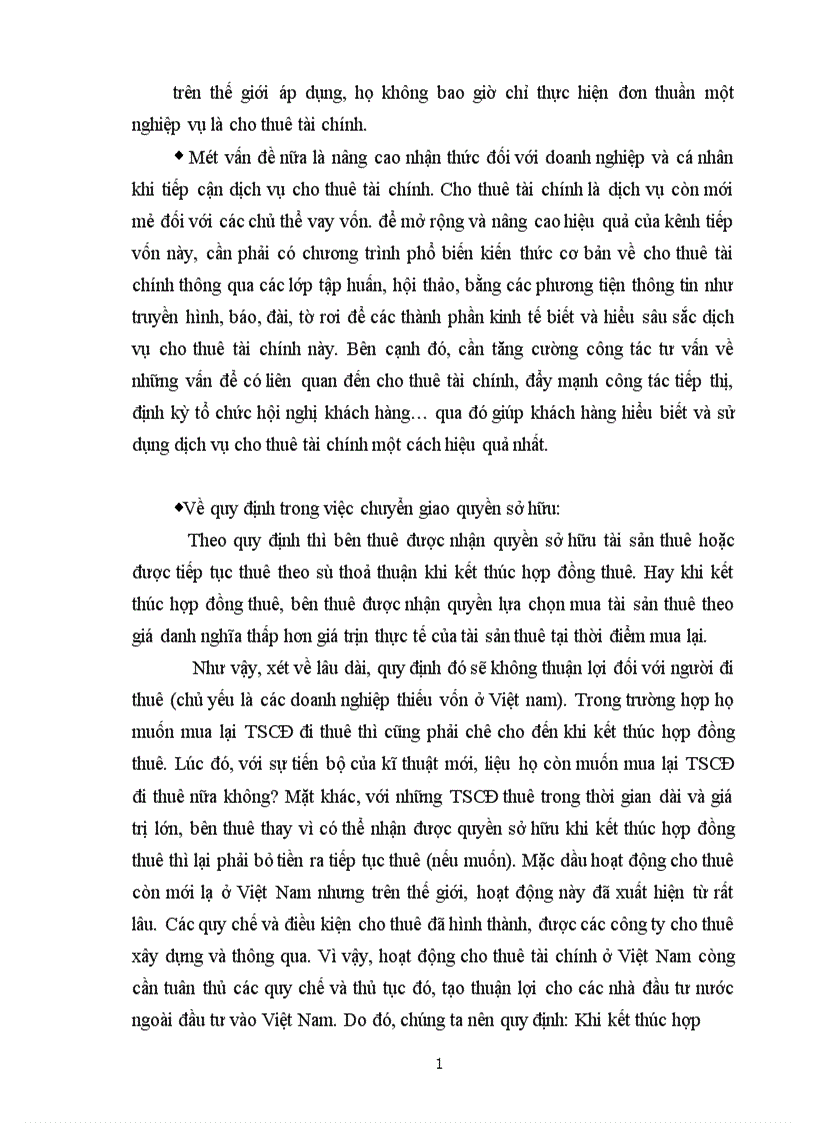image for page Một số vấn đề về hạch toán tài sản cố định thuê tài chính tại đơn vị đi thuê