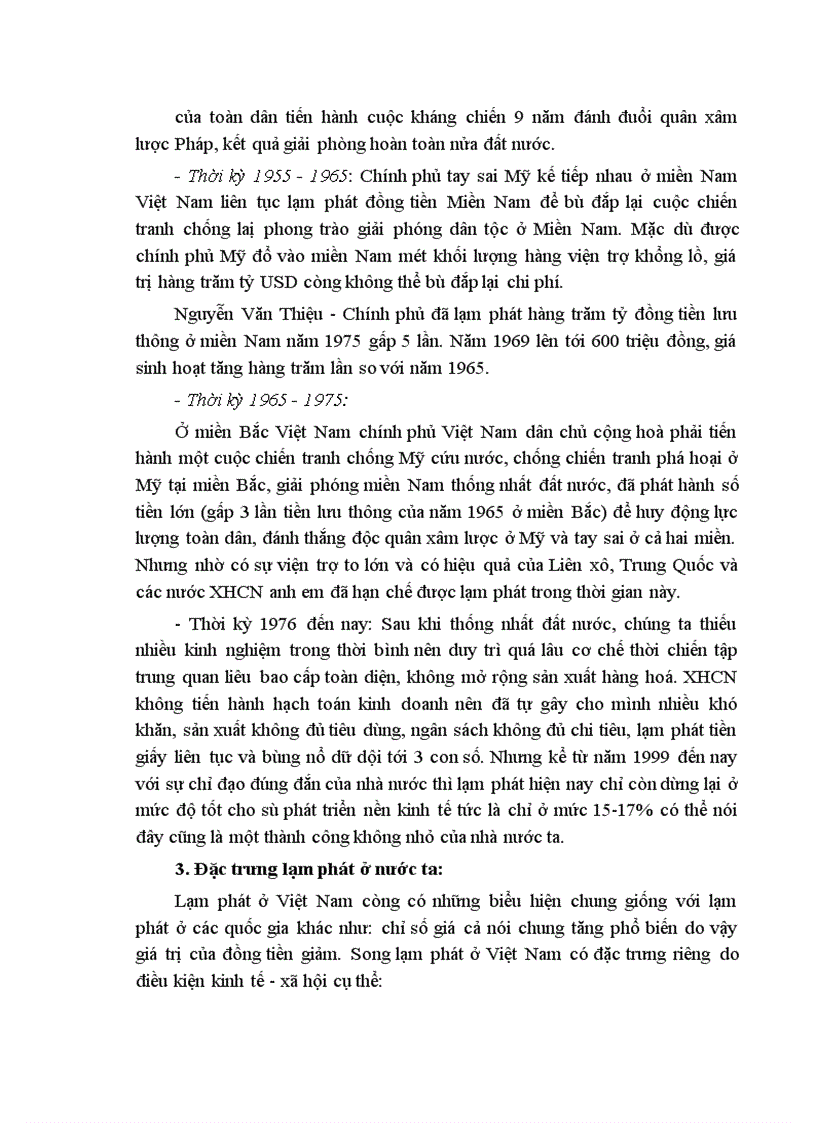 image for page Lạm phát và biện pháp khắc phục ở Việt Nam