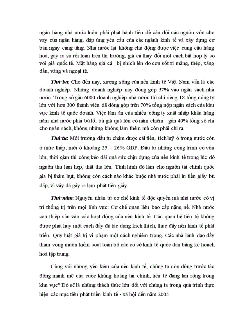 image for page Lạm phát và biện pháp khắc phục ở Việt Nam