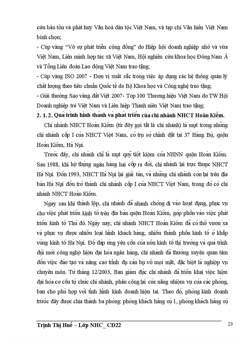 image for page Giải pháp ứng dụng Marketing trong việc phát triển các dịch vụ ngân hàng bán lẻ tại Ngân hàng Công Thương Hoàn Kiếm