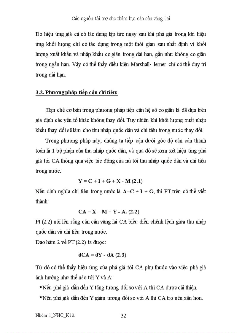 image for page Các nguồn tài trợ thâm hụt cán cân vãng lai