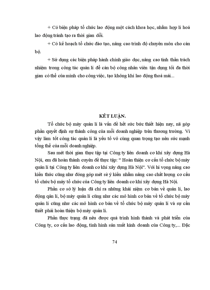image for page Hoàn thiện cơ cấu tổ chức bộ máy quản lý tại Công ty liên doanh cơ khí xây dựng
