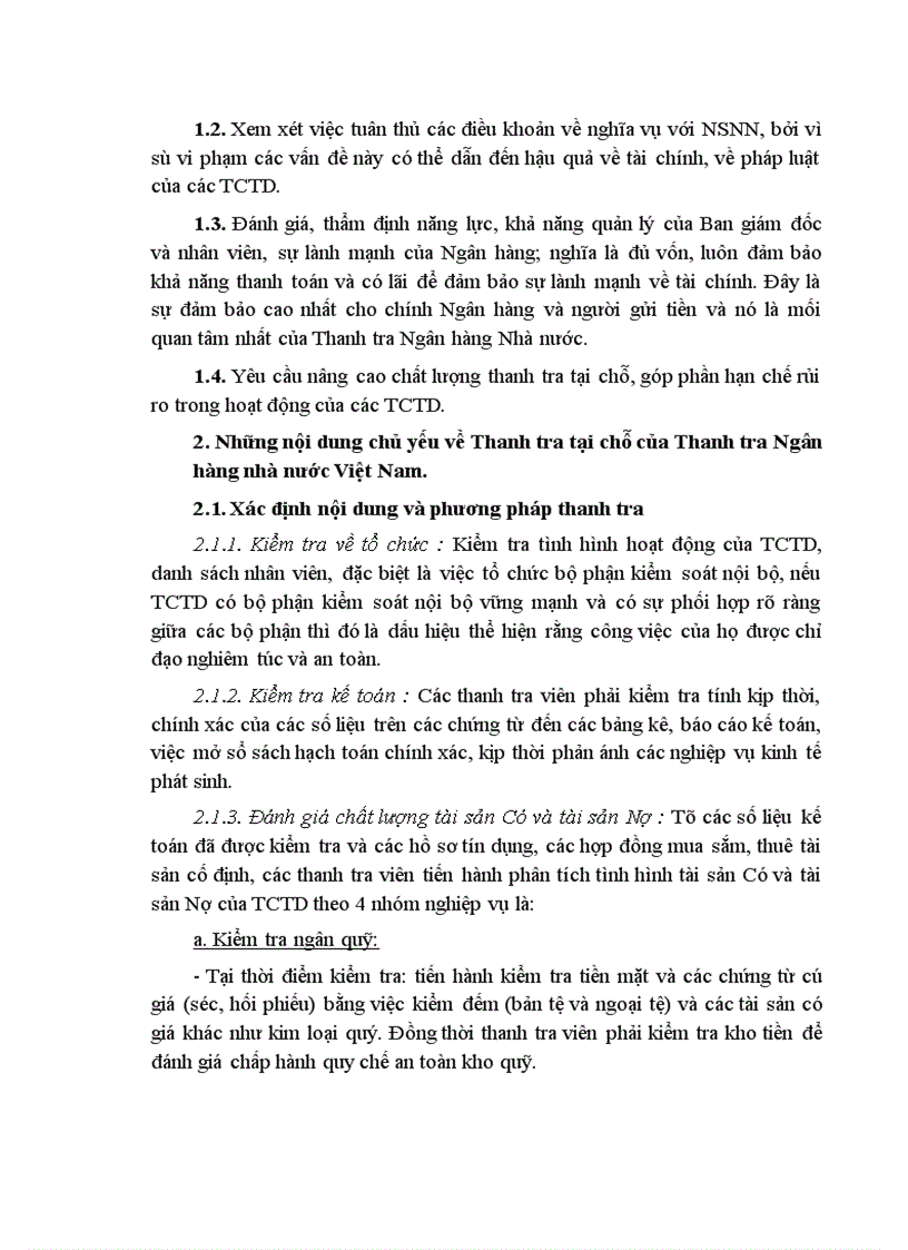 image for page Thực trạng tổ chức và hoạt động của Thanh tra Ngân hàng Nhà nước Việt nam 1
