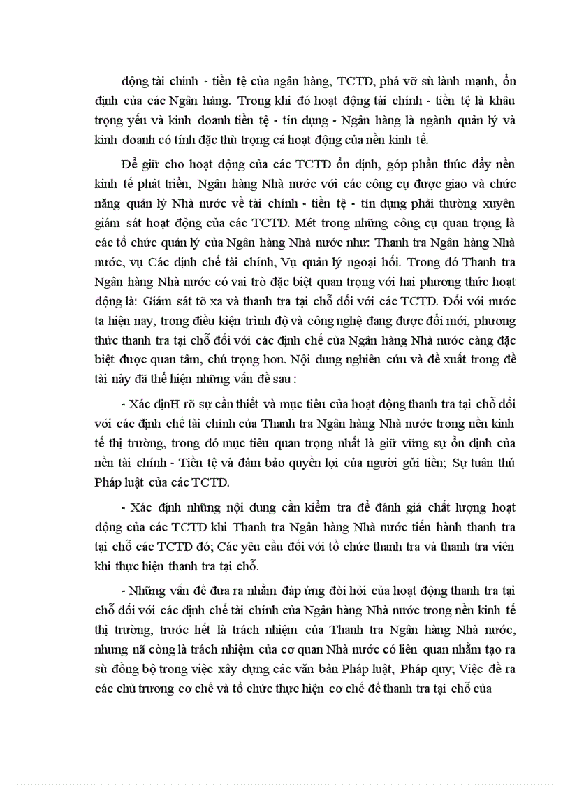 image for page Thực trạng tổ chức và hoạt động của Thanh tra Ngân hàng Nhà nước Việt nam 1