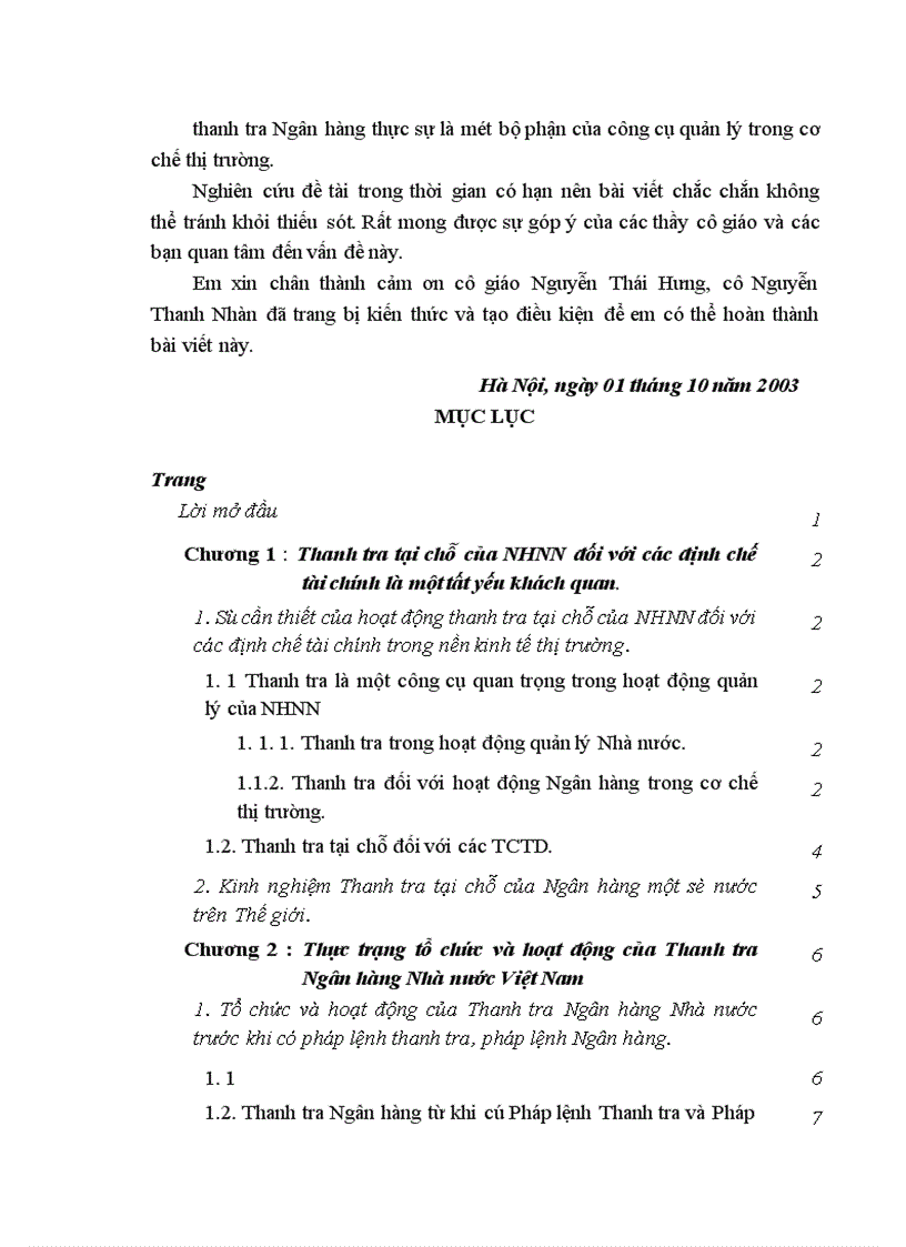image for page Thực trạng tổ chức và hoạt động của Thanh tra Ngân hàng Nhà nước Việt nam 1