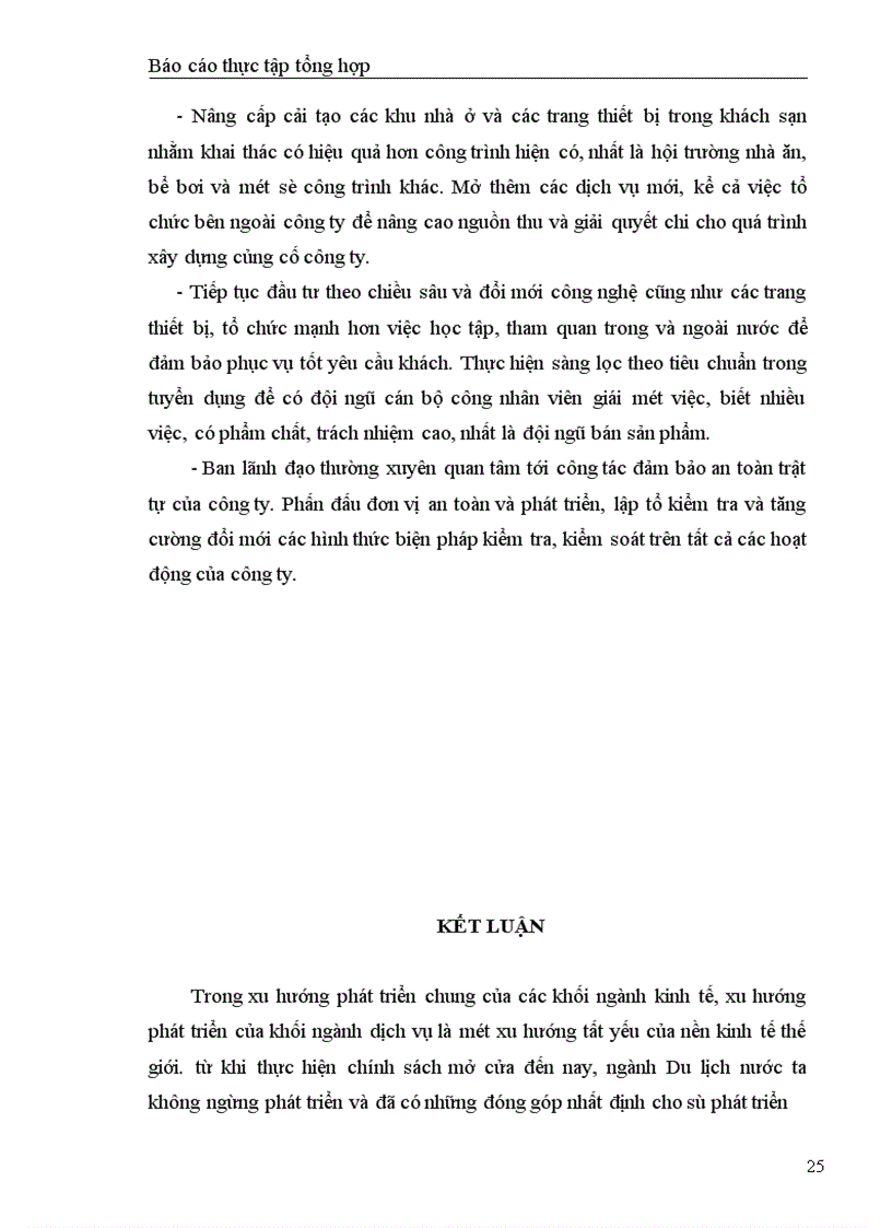 image for page Báo cáo thực tập tổng hợp về khách sạn Kim Liên