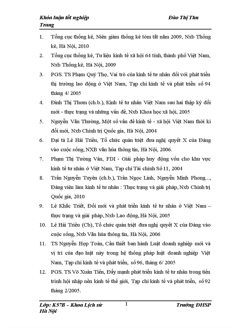 image for page Kinh tế tư nhân ở Việt Nam từ năm 1986 đến năm 2010