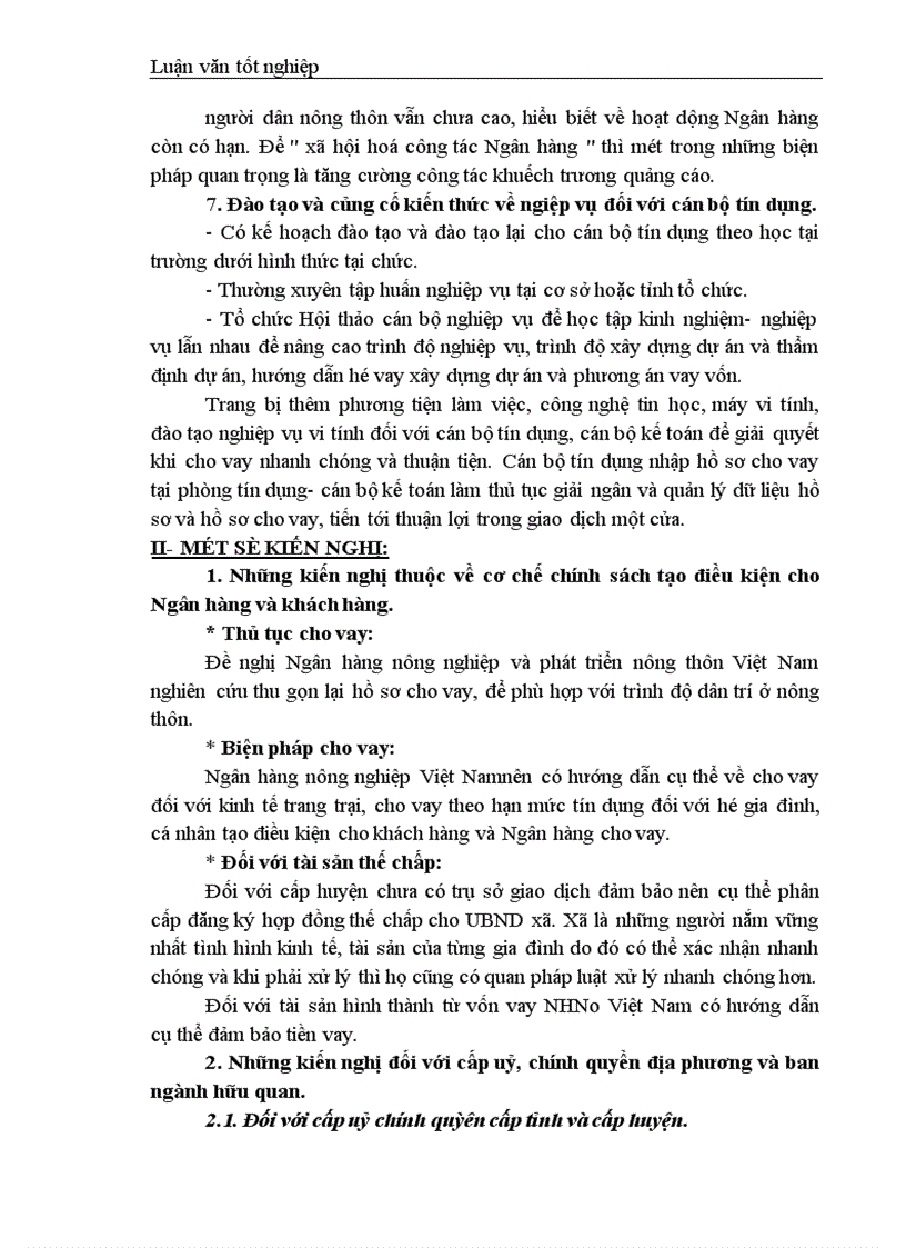 image for page Giải pháp nâng cao hiệu quả cho vay đối với hộ sản xuất ở Ngân hàng nông nghiệp huyện Kinh Môn tỉnh Hải Dương 1