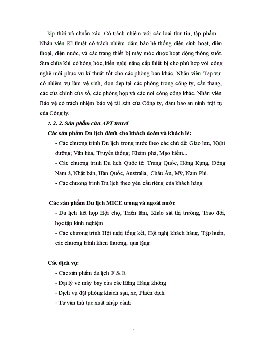 image for page Thực trạng điều kiện kinh doanh tại công ty du lịch quốc tế châu á Thái Bình Dương Apttravel