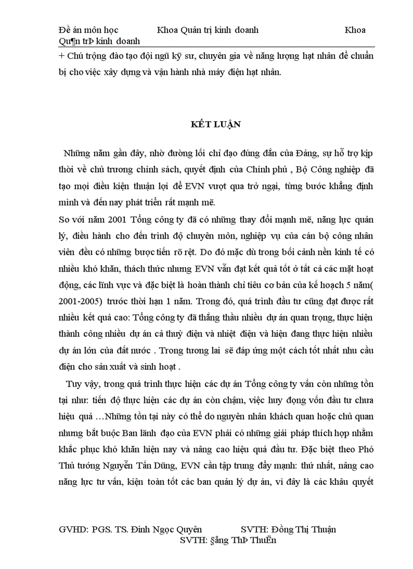 image for page Hiệu quả đầu tư phát triển của Tổng Công ty Điện Lực Việt Nam EVN 1