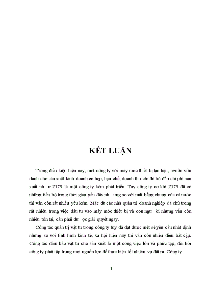 image for page Một số vấn đề về công tác quản trị vật tư tại công ty cơ khí Z179 1