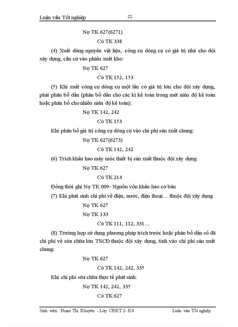 image for page Hoàn thiện công tác kế toán tập hợp chi phí sản xuất và tính giá thành sản phẩm xây lắp tại Xí nghiệp xây lắp H36 Công ty xây lắp hoá chất 1