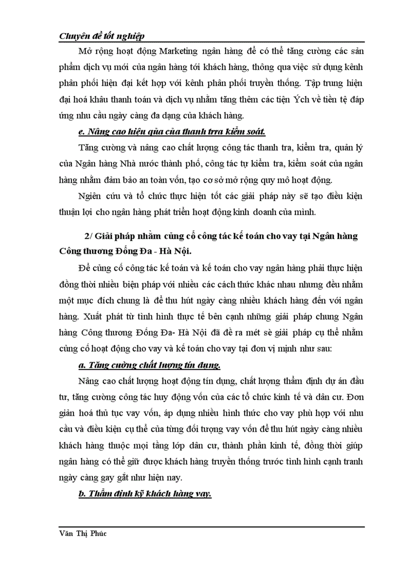 image for page Một số giải pháp nhằm hoàn thiện nghiệp vụ kế toán cho vay tại chi nhánh Ngân hàng Công thương Đống Đa Hà Nội 1