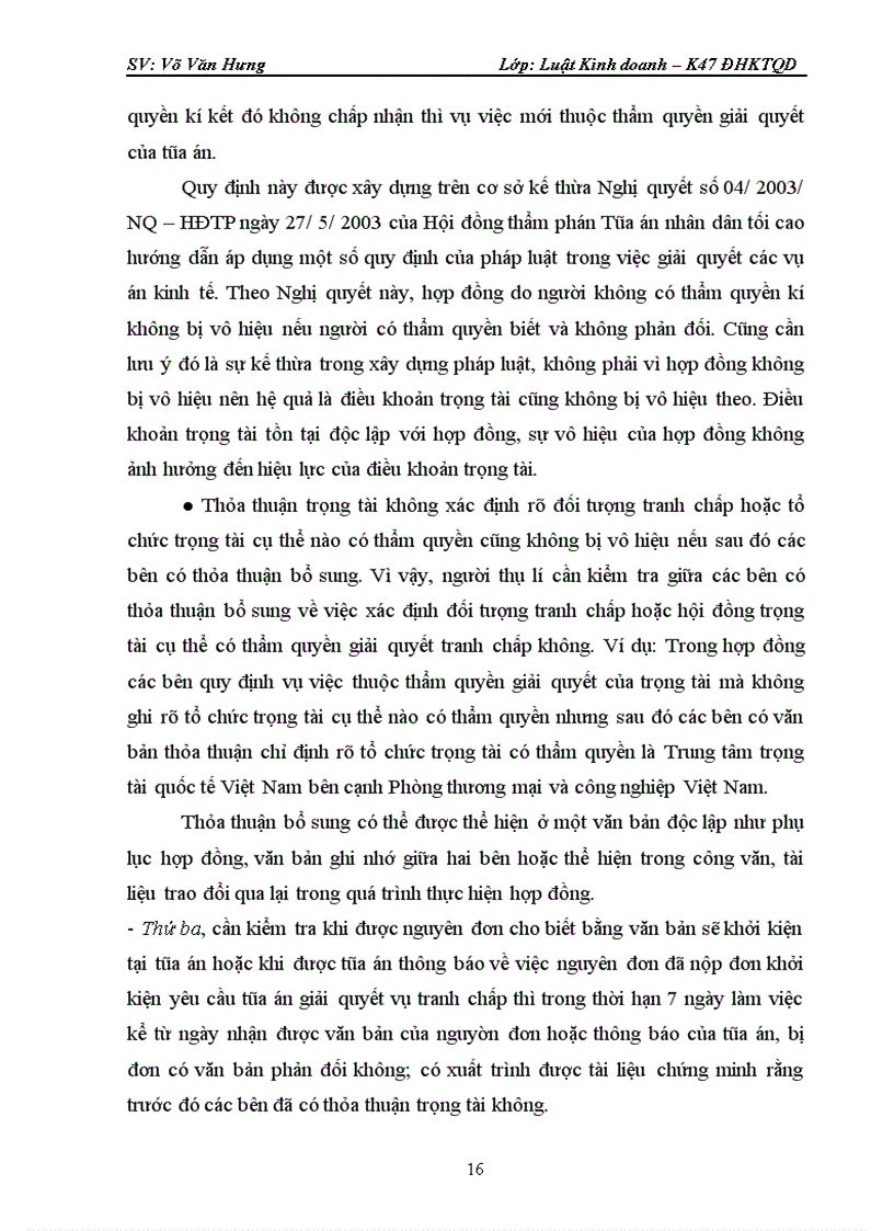 image for page Thẩm quyền của trọng tài thương mại