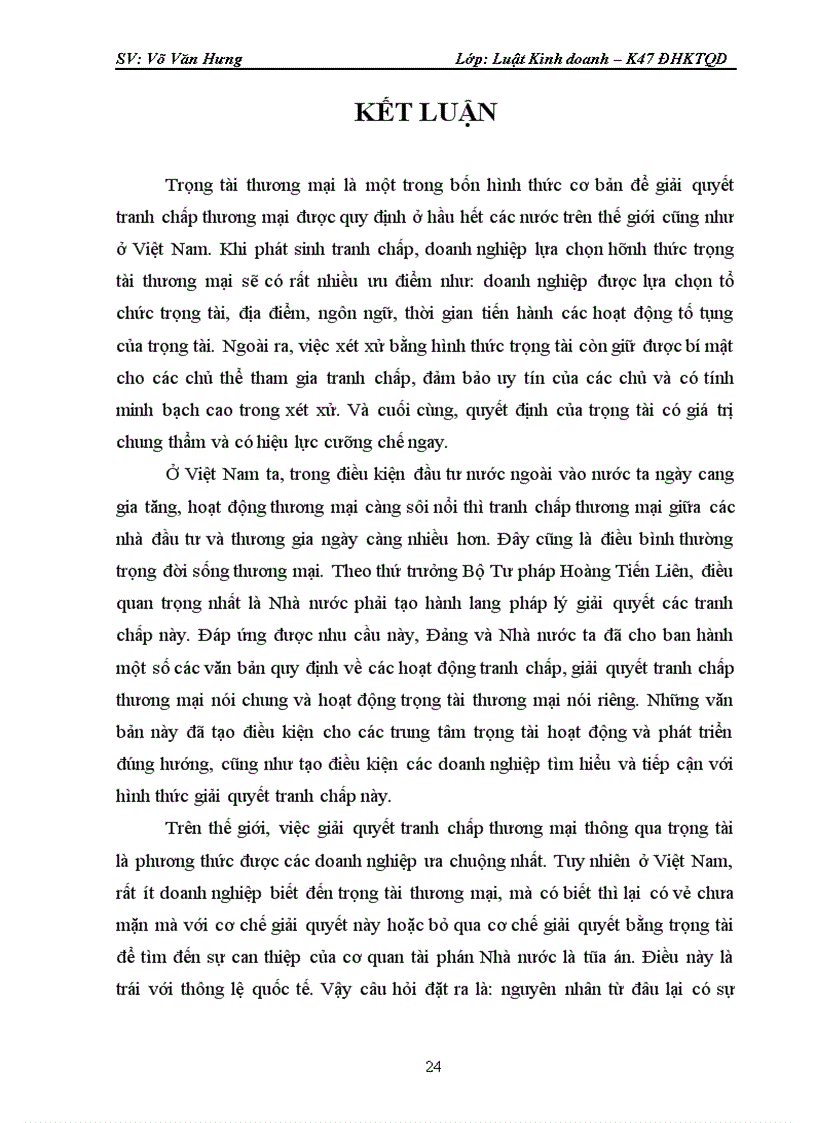 image for page Thẩm quyền của trọng tài thương mại