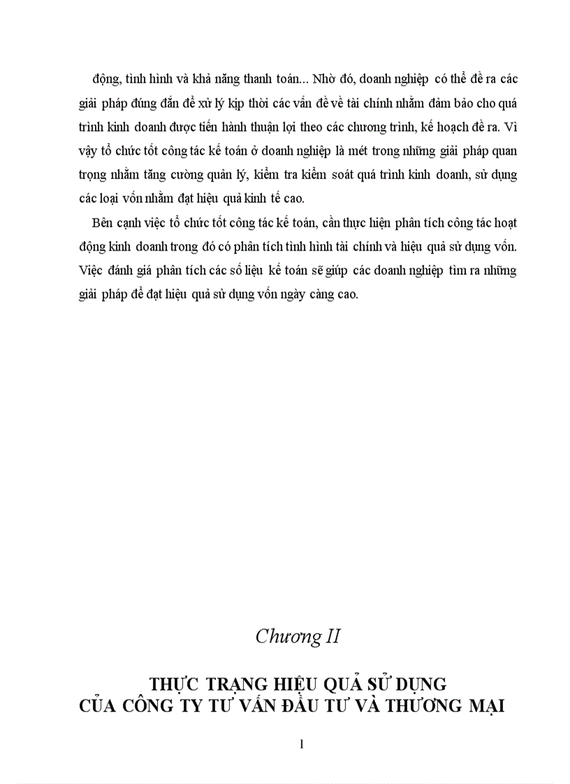 image for page Một số biện pháp nhằm nâng cao hiệu quả sử dụng vốn của Công ty Tư vấn đầu tư và Thương mại 1