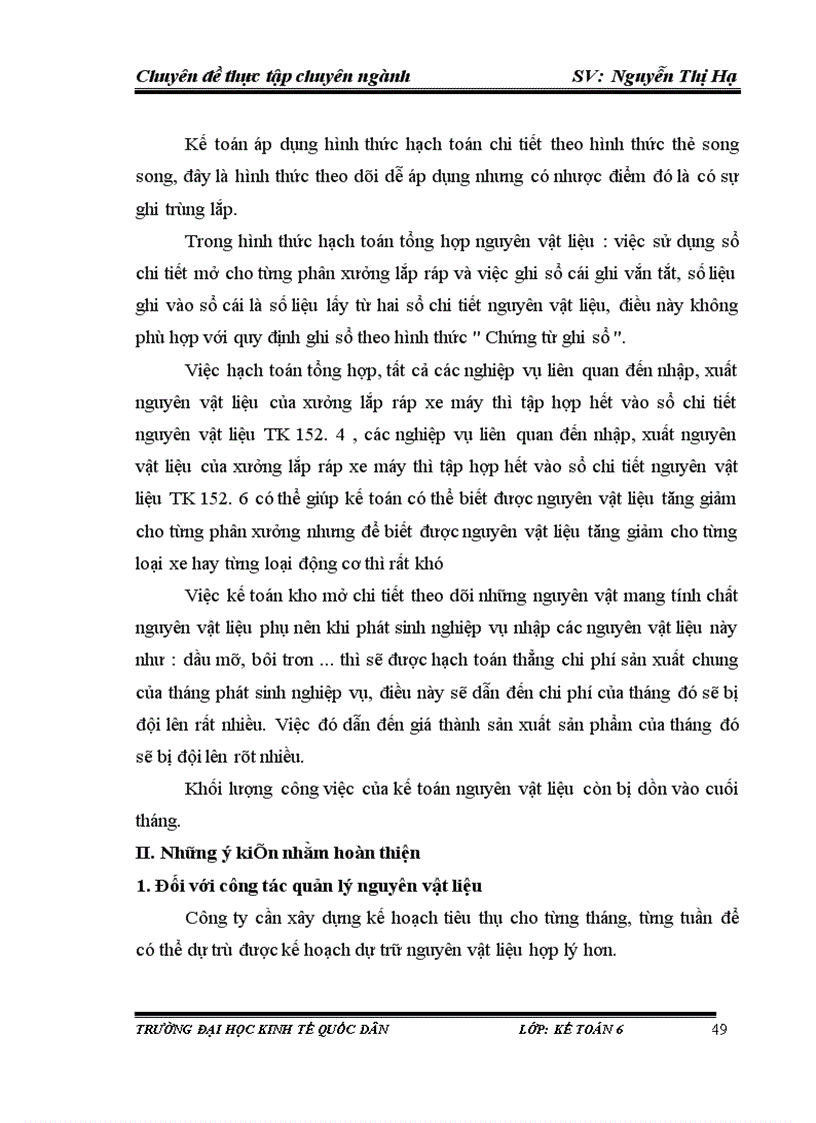image for page Kế toán nguyên vật liệu tại Công ty TNHH SX TM Một thành viên Tiến Minh