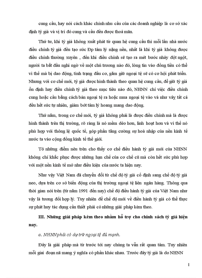 image for page Những giải pháp nhằm hỗ trợ cho chính sách tỷ giá hiện nay