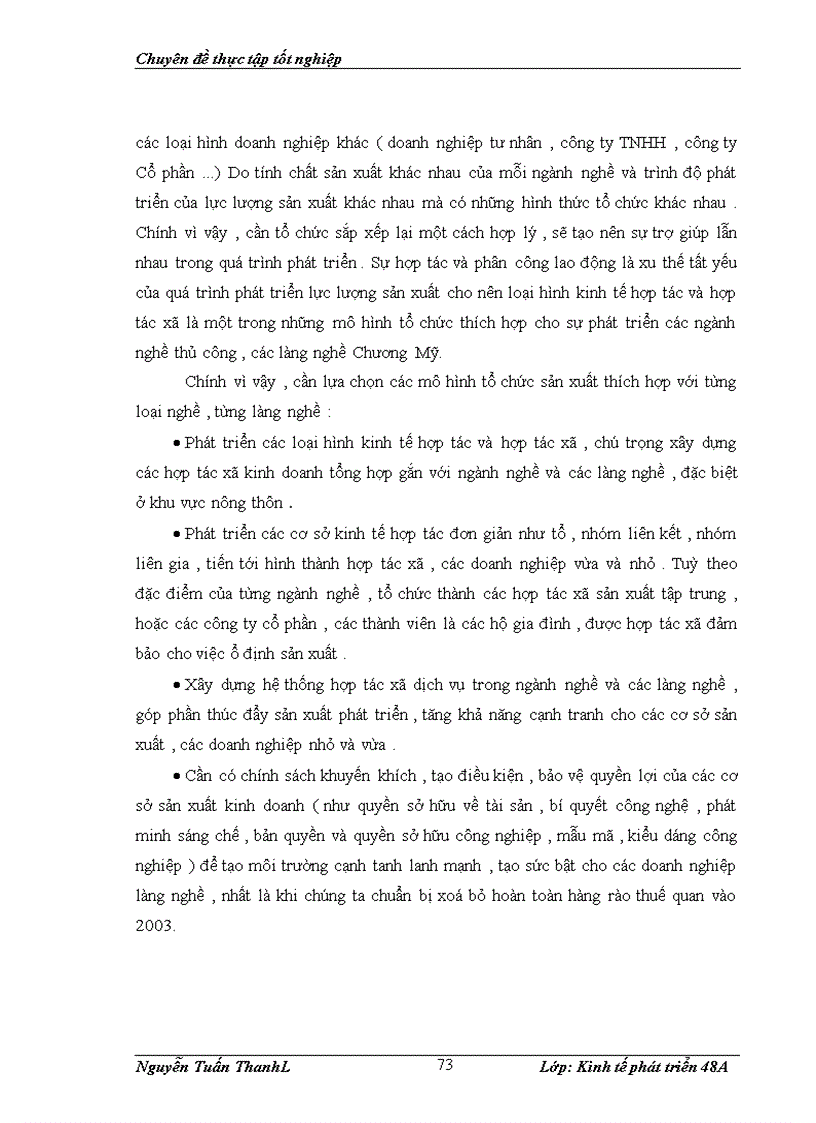 image for page Thực trạng và giải pháp phát triển làng nghề ở huyện Chương Mỹ Hà Nội