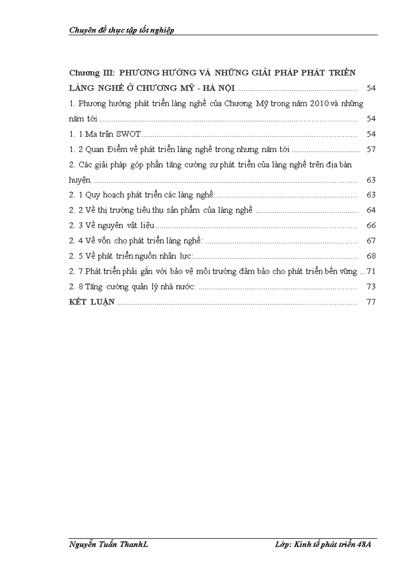 image for page Thực trạng và giải pháp phát triển làng nghề ở huyện Chương Mỹ Hà Nội