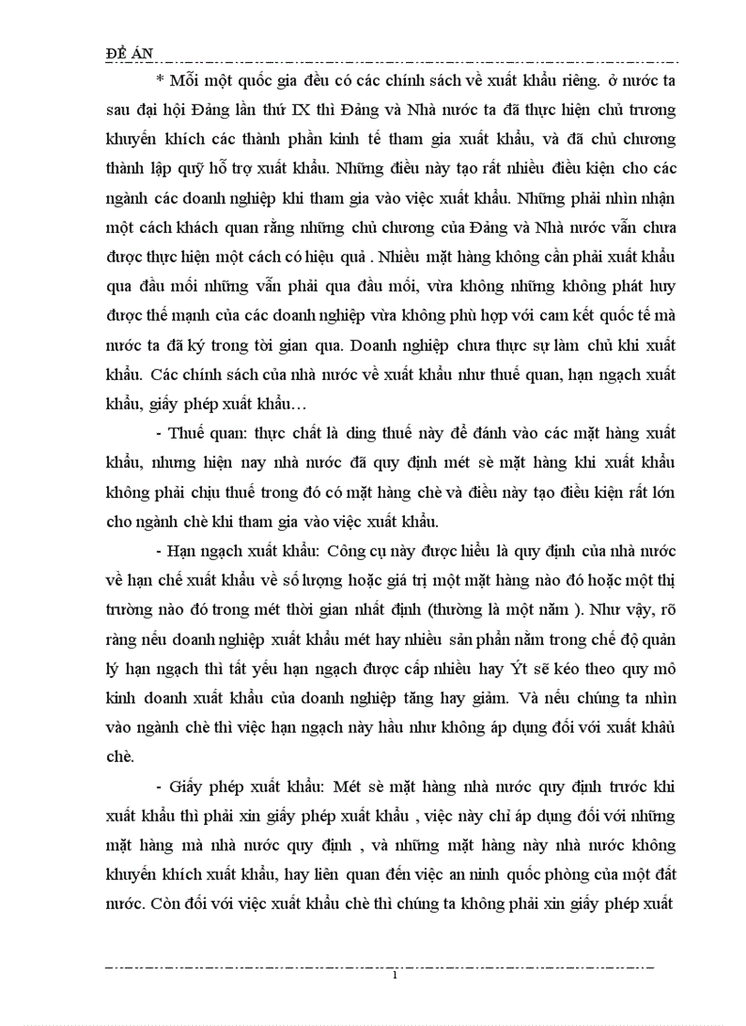 image for page Phương hướng và biện pháp thúc đẩy xuất khẩu chè của Việt Nam trong thời gian tới