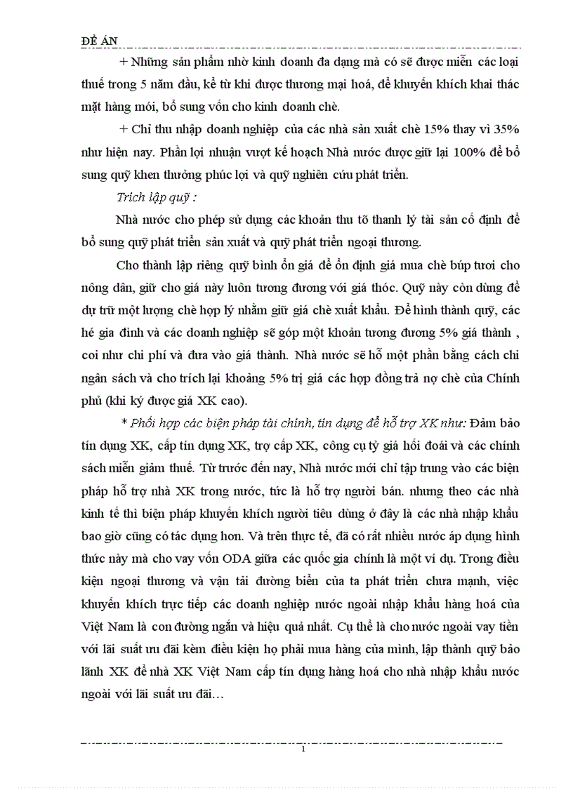 image for page Phương hướng và biện pháp thúc đẩy xuất khẩu chè của Việt Nam trong thời gian tới