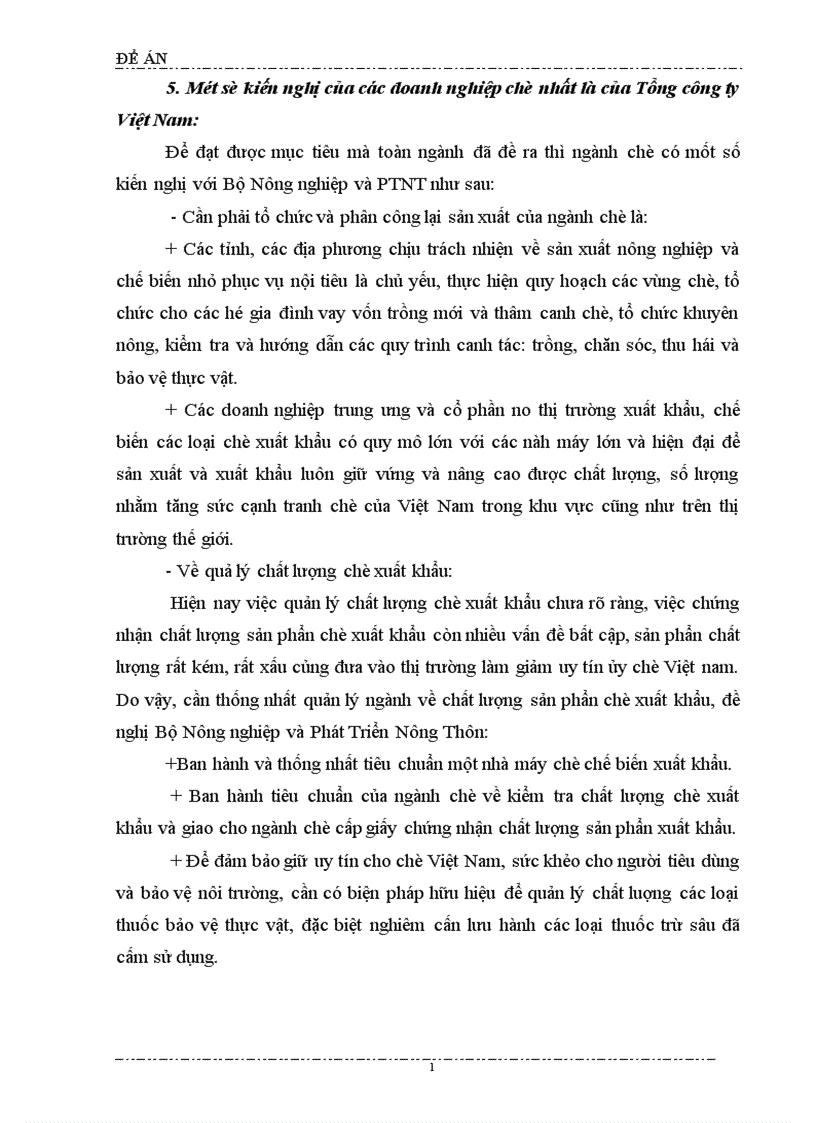 image for page Phương hướng và biện pháp thúc đẩy xuất khẩu chè của Việt Nam trong thời gian tới