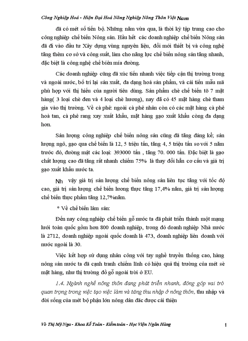 image for page Công Nghiệp Hoá Hiện Đại Hoá Nông Nghiệp Nông Thôn Việt Nam