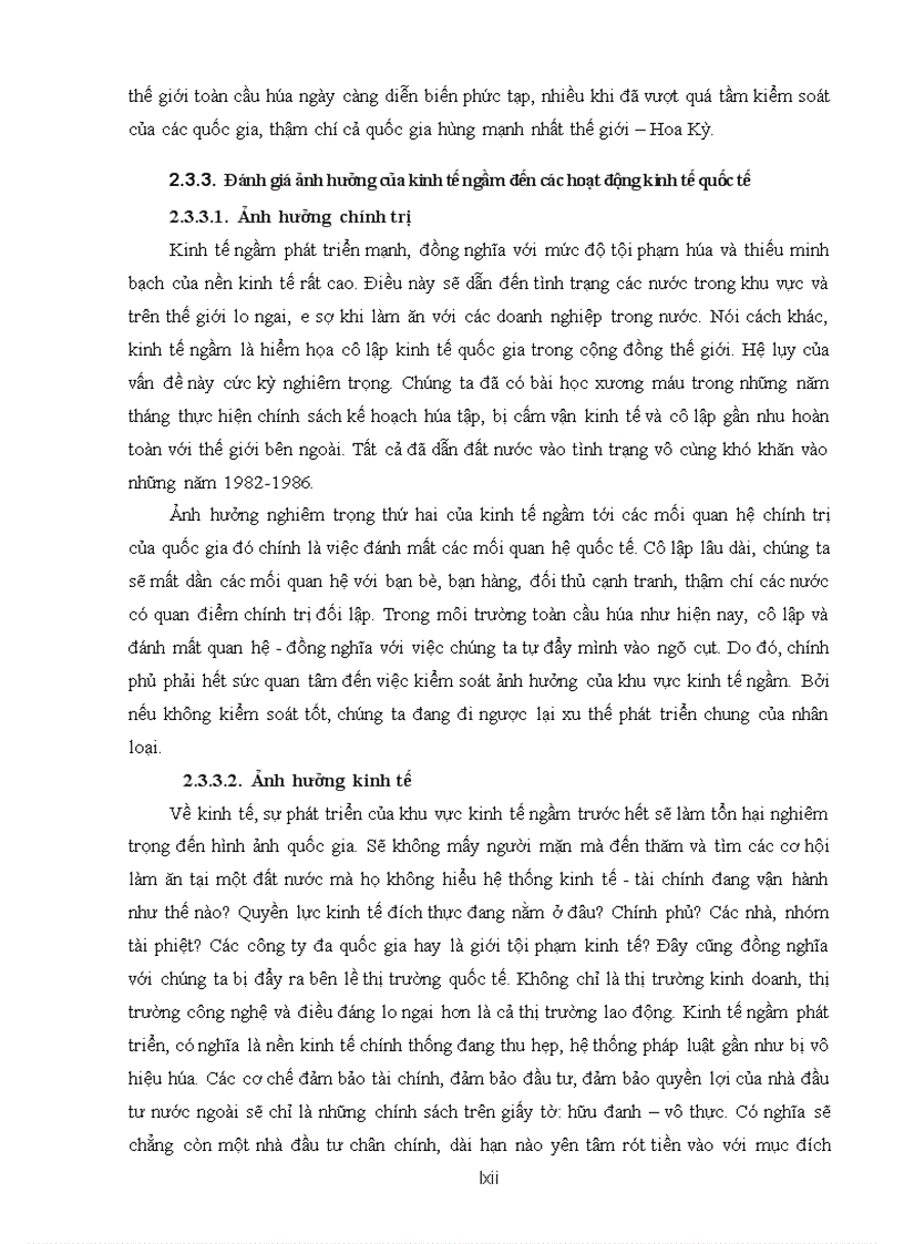 image for page Đánh giá ảnh hưởng của khu vực kinh tế ngầm đối với sự phát triển của nền kinh tế việt nam