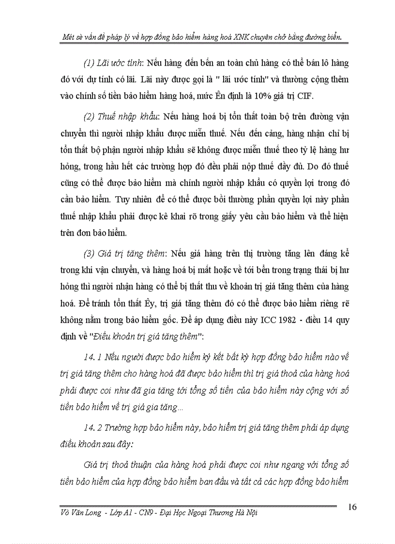 image for page Một số vấn đề pháp lý về hợp đồng bảo hiểm hàng hoá xuất nhập khẩu chuyên chở bằng đường biển