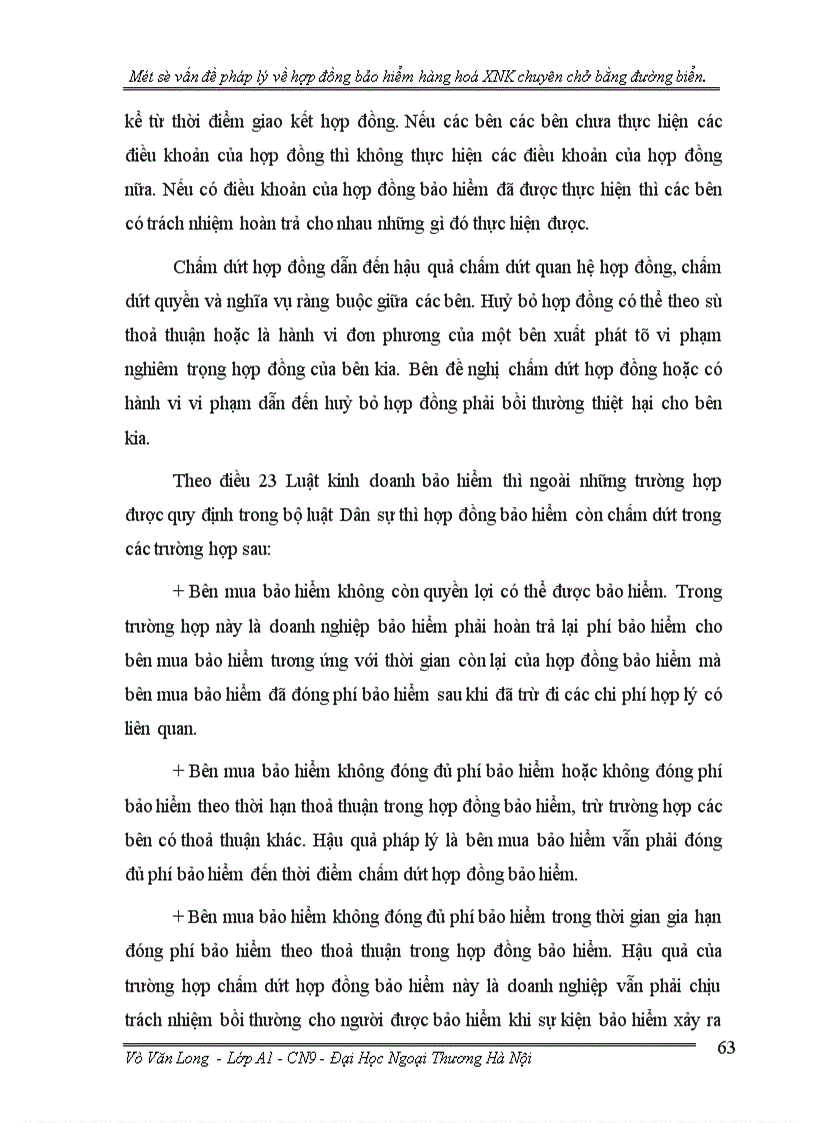 image for page Một số vấn đề pháp lý về hợp đồng bảo hiểm hàng hoá xuất nhập khẩu chuyên chở bằng đường biển