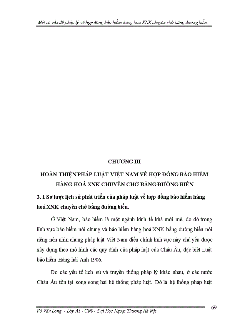 image for page Một số vấn đề pháp lý về hợp đồng bảo hiểm hàng hoá xuất nhập khẩu chuyên chở bằng đường biển