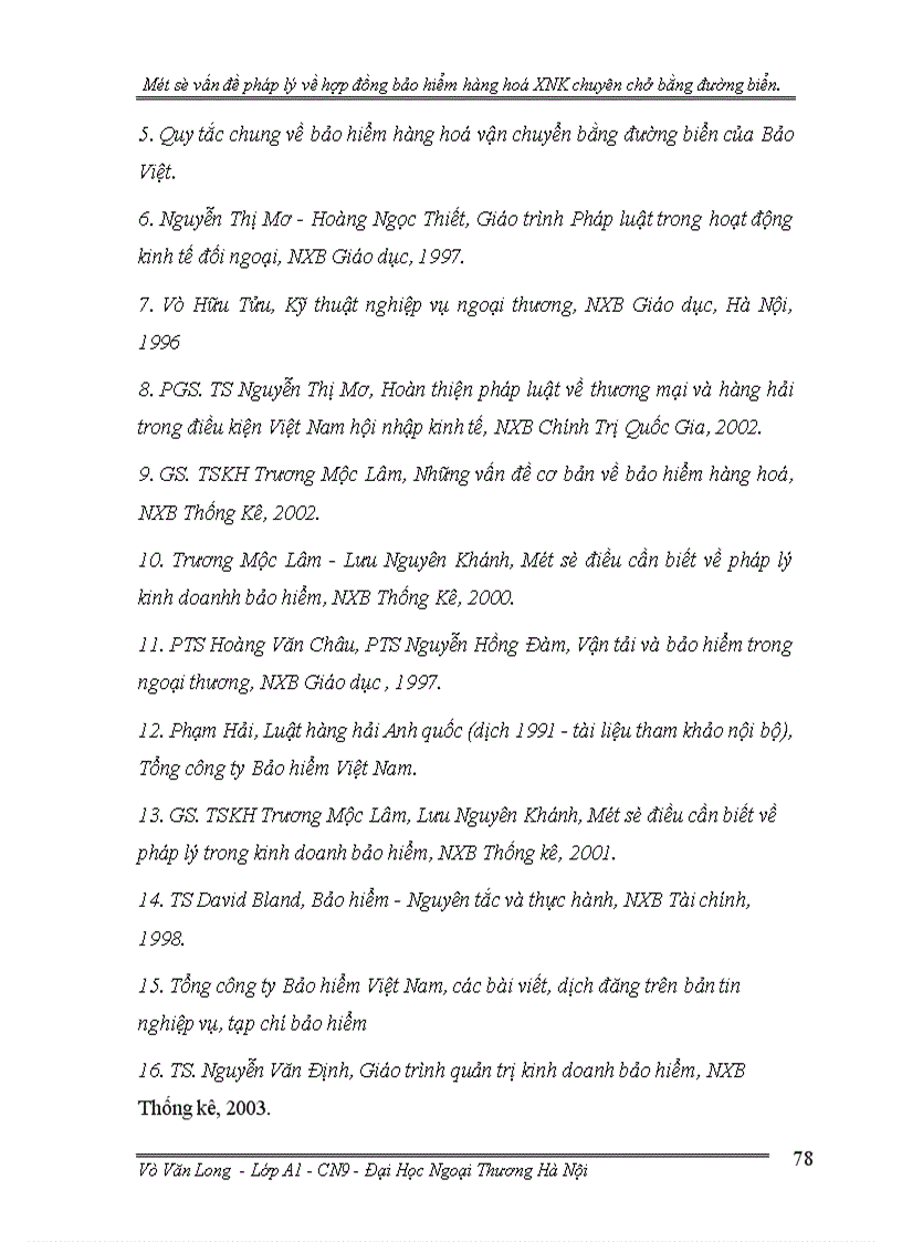 image for page Một số vấn đề pháp lý về hợp đồng bảo hiểm hàng hoá xuất nhập khẩu chuyên chở bằng đường biển