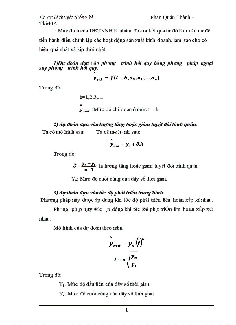 image for page Dãy số thời gian trong việc phân tích và dự đoán thống kê về Du Lịch
