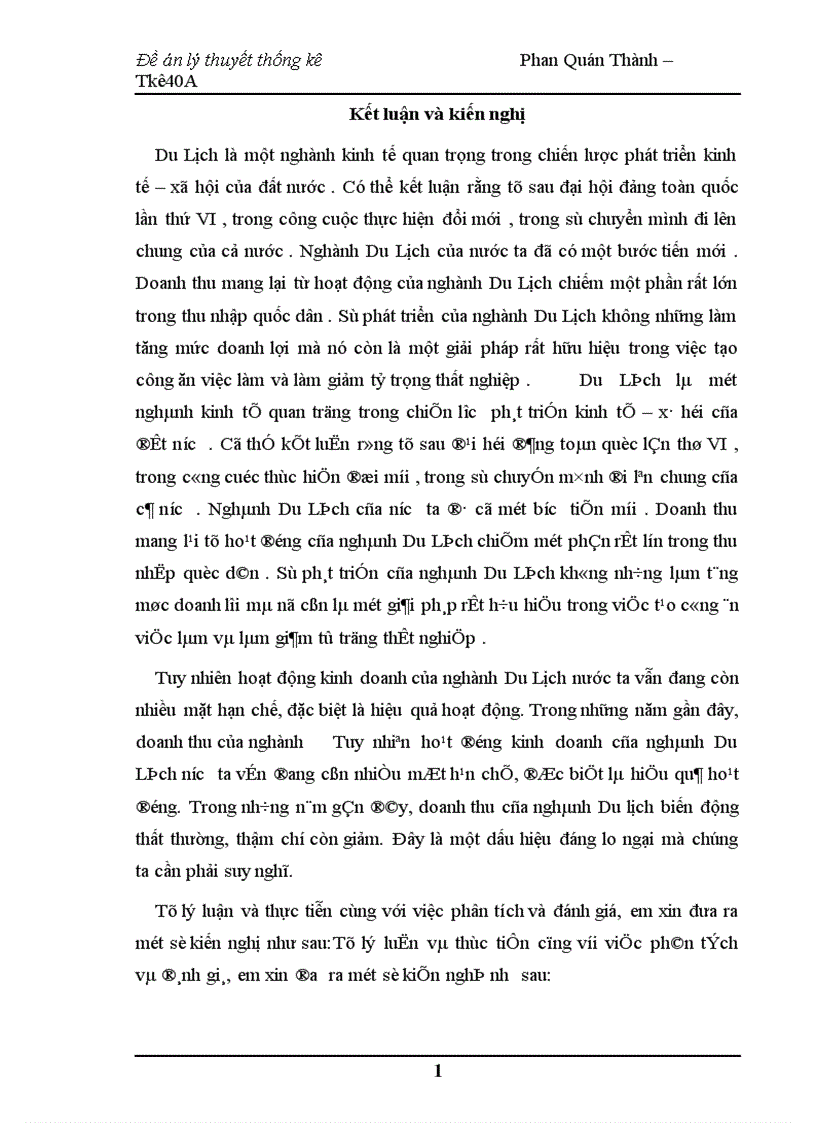 image for page Dãy số thời gian trong việc phân tích và dự đoán thống kê về Du Lịch