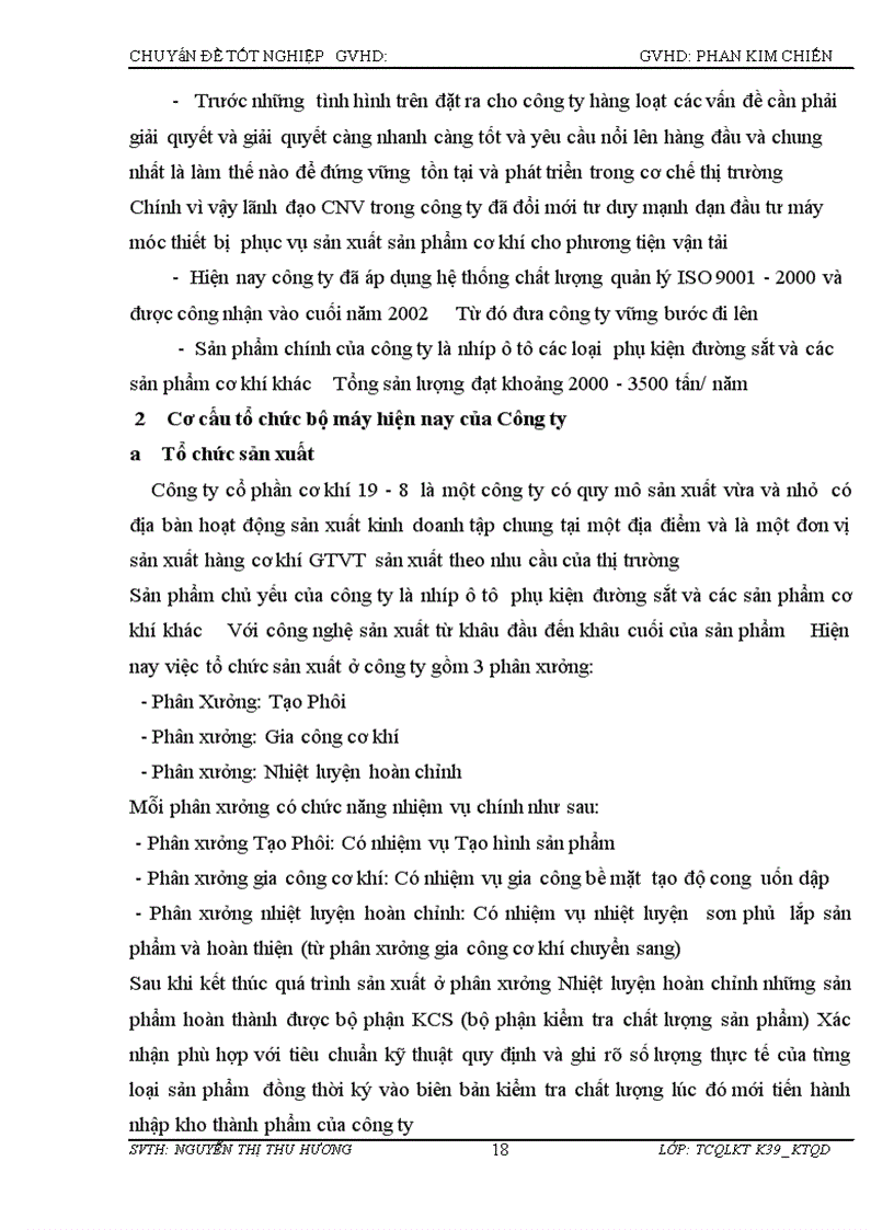 image for page Một số giải pháp nhằm nâng cao hiệu quả sử dụng nguồn nhân lực tại Công Ty Cổ Phần Cơ Khí 19 08