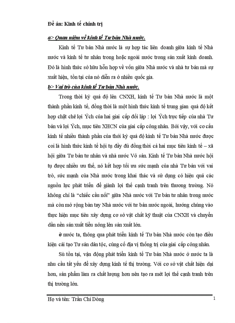 image for page Phân tích cơ cấu kinh tế nhiều thành phần ở nước ta mà Đại hội Đảng IX đã nêu và ích lợi của việc sử dụng nó vào việc phát triển kinh tế xã hội trong thời kỳ quá độ lên CNXH ở Việt Nam