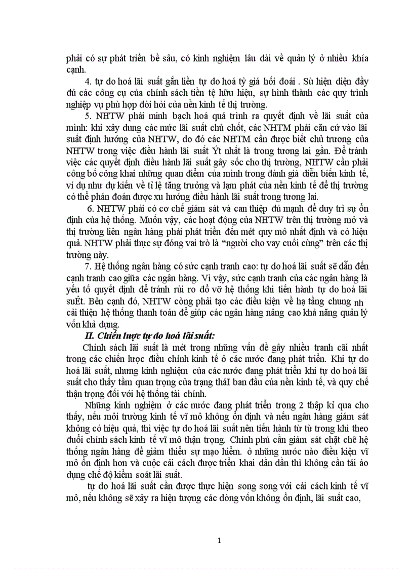 image for page Cơ chế điều hành lãi suất của ngân hàng trung ương các nước 1